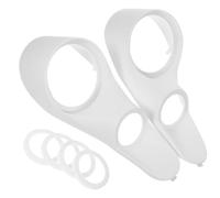 UKCOCO Car Speaker Bracket Sound Quality and Fix in Place 1 Pair Plastic Mounting Spacer Auto Audio Speaker Adapter Ring for Vehicles for Car Audio Systems