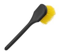 UKCOCO Car Wheel Cleaning Brush Long Handle Dual-purpose Hard Bristles Plastic Brush for Car Tires and Wheel Rims