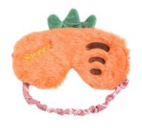 UKCOCO Carrot Eye Mask Plush Easter Sleeping Eye Mask Travel Comfortable Soft Cute Fruit Series