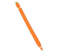 UKCOCO Carrot Pencil-slip Cover for 2nd Gen Stylus Silicone Protective Case Replacement Tips Adorable Cartoon Design for Pad Stylus Use