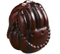 UKCOCO Carved Wood Charm Pendant Coffee Wood Bead Accessory Handmade Lightweight for Art Creation and Handcraft Adornments