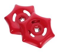 UKCOCO Cast Iron Gate Valve Handle 6mm Square Hole Hand Wheel Replacement for Copper Shutoff Valve, 2 Pieces Water Hose Wheel Handle Suitable for Plumbing and Industrial Use