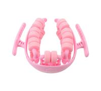 UKCOCO Cellulite Massage Roller for Legs and Thighs with 28-Wheel Ring Structure and Ergonomic Fit, Portable Pp Body Massager for Muscle Sculpting and Improved Circulation, for Yoga Mats