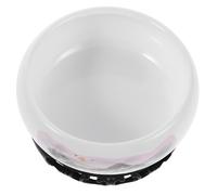 UKCOCO Ceramic Hydroponic Flowerpot with Plastic Base, Oriental Water Garden Planter Bowl for Aquatic Plants and Succulents, Table Centerpiece Pot Suitable for Indoor and Outdoor Use