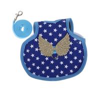 UKCOCO Chicken and Duck Cloak Hen Clothes Pet Bird Harness Clothes for Parrots Adjustable Rooster Outfit Adjustable Vest for Hens Parrot Clothes Hen Leash Pigeon Pet Bird Canvas Blue