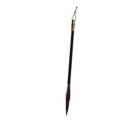 UKCOCO Chinese Calligraphy Brush Medium for Beginners with Ox Ear and Raccoon Tail Precise Strokes for Kanji Japanese Sumi Painting and Chinese Calligraphy Writing Crafting Tools