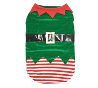 UKCOCO Christmas Elf Dog Costume, Pet Clothes, Cosplay Coat for Dogs, Green, Size L, 41 X 54 X 66 Cm