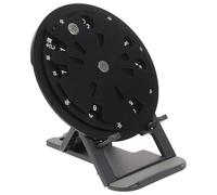 UKCOCO Circle of Fifths Wheel Guitar Chord Tool, Black Aluminium Alloy and Plastic, Lightweight Ergonomic Music Theory Aid for Guitar Students and Beginners