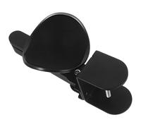 UKCOCO Clamp-on Adjustable Desk Armrest with 3-Level Rotation, Foldable Elbow Rest Pad for Home Office Wrist Support, Comfortable Black Desk Extender Arm Cushion for Computer Workstation