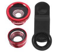 UKCOCO Clip on Phone Lens Kit with Wide Angle, Macro, and Fisheye Lenses 3 in 1 2 Sets for Smartphone Featuring Metal, Plastic, and Glass Construction for Strong Perspective Photography