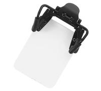 UKCOCO Clip-on Shooting Eye Patch for Glasses Frames, White Abs Material with Quick Switching and Scratching Resistant Clarity, for Target Practice and Outdoor Shooting Ranges