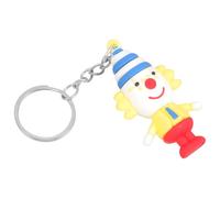 UKCOCO Clown Doll Keychain Cute Unique Backpack Pendant Purse Ornament Key Ring for Circus Party Bag Charm