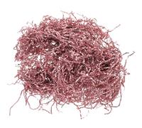 UKCOCO Colored Crinkle Raffia Paper Shred Filler 100g Pack Double-sided Rose Gold Metallic Packaging Filler for Boxes Hampers Christmas Basket Decoration