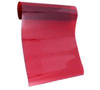 UKCOCO Colored Light Diffuser Film for Photography Gels with High Light Transmission Pet Material, Versatile Red Color Filter Sheet Designed for Film and Television Production