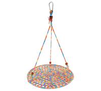 UKCOCO Colorful Orange Reptile Hammock Swing for Bearded Dragons and Leopard Gecko, Creative Hanging Bed for Reptile Pets, Small Animal Window Cat Bed Accessory