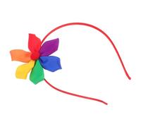 UKCOCO Colorful Rainbow Flower Headband for Lgbt Pride Festivals Durable Hair Band with Unique Design for Parties and Celebrations