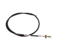 UKCOCO Complete Brake Line Kit for Motorcycles and Scooters Steel Wire and Rubber Construction Braided Front Brake Cable with Throttle Cable and Flexible Steel Pipe Easy Installation