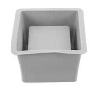 UKCOCO Concrete Planter Mold Silicone Dual Planter Mold Large Rectangle for Bonsai and Succulents Dual-Layer Design Suitable for Indoor Garden and DIY Crafting