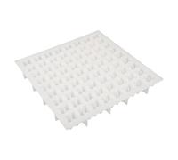 UKCOCO Concrete Spacer Mold for Precast Construction Flower Shape Design, Reusable White Plastic Tool for Precise Concrete Spacing and Consistent Quality Output