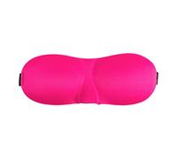 UKCOCO Contoured Sleep Mask Lightweight Adjustable Night Blindfold for Travel Work Naps Breathable Eye Cover with No Pressure Design Rosy