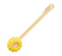 UKCOCO Convenient Long Handle Body Brush for Shower Silicone Back Scrubber with Soft Sponge Easy to Clean and Store for Comfortable Bath Experience
