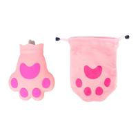 UKCOCO Cooling Ice Bag Silicone Cat-paw Shaped Creative Cooling Pouch Skin-Friendly Hot Cold Therapy for Travel and Business Trips Summer Relief