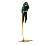 UKCOCO Couple Parrot Tabletop Ornament Nordic Green Lovebirds Decor for Home Quality Material as Photography Prop for Living Room Bedroom