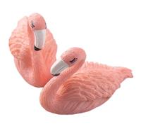 UKCOCO Creative Flamingo Fridge Magnet Stickers for Home Decoration and Office Use with Magnetism and Scratch-resistant Resin Material, for Refrigerators and Iron Files