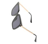 UKCOCO Creative Personality Sunglasses for Men and Women Oversized Decorative Eyewear for Beach Parties and Outdoor Activities Fashion Forward Design with Durable Structure Gold Frame
