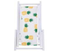 UKCOCO Creative Pineapple Pattern Wooden Phone Holder Beach Chair Design Mobile Phone Stand for Table Decoration Organizing Pencils and Small Stationery