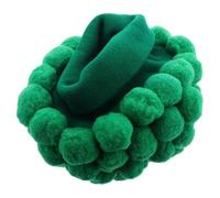 UKCOCO Cute Broccoli Hat Funny Knitted Vegetable Headgear with Big Fluffy Pom Pom Warm Crochet Party Costume Accessory for Celebrations Photo Props and Outdoor Fun