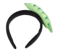 UKCOCO Cute Pea Shape Hair Headband for Women, Soft Cloth Material, Comfortable Elastic Hair Accessory for Live Streaming and Occasion, Stylish and Creative Design