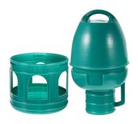 UKCOCO Daily Use Bird Water Fountain Large Capacity Quail Waterer Convenient Hanging Pigeon Feeder for Bird Supplies for Families and Pet Shops