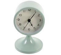 UKCOCO Decorative Alarm Clock Bedrooms Study Rooms Super Quiet Quartz Movement Rustic Style Bedside Silent Clock Green Complete Silence When Sleeping