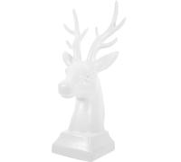 UKCOCO Deer Ornament Modern Nordic Style Ceramic and White Photo Prop Chic Wall Sculpture Deer Decoration for Home and Office Decoration