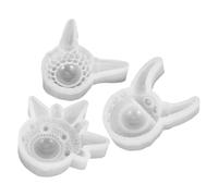 UKCOCO Devil Eye with Easy Demolding and Smooth Crafting Experience in White Silicone Resin Casting Molds 3pcs for Halloween and Day for Epoxy Jewelry Pendant DIY Crafts