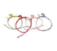 UKCOCO Dinosaur Bracelets Lightweight Adjustable Braided Rope Jewelry for Boys Suitable for Daily Life and Work Wear