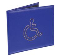 UKCOCO Disabled Certificate Holder Compact Id Card Protector Sleeve Wallet for Disability Badge Design for Business Everyday Use