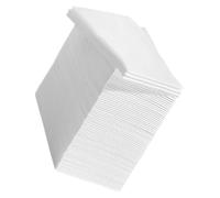 UKCOCO Disposable White Paper Napkins 100pcs 40x30cm Thick Folded Serviettes for Wedding Party Hotel Restaurant Banquet Use