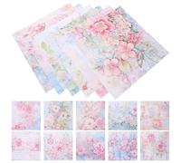 UKCOCO DIY Scrapbooking Paper Sheets Decorative Craft Material Paper for Handmade Albums and Journals for Creative Scrapbook DIY Projects