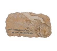 UKCOCO Dog Memorial Ornament Resin Garden Statue with Photo Frame Not Easy to Deform for Pet's Final Resting Place Suitable for Dogs and Pets Bereavement