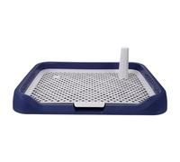 UKCOCO Dog Potty Tray Plastic Puppy Toilet Indoor Training Box with Anti-Slip Base for Small Dogs at Home