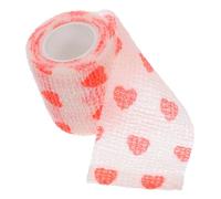 UKCOCO Dog Self Wrap Non Woven Fabric Cute Heart Pattern Protective Tape for Dogs for Ankle Sprains and Outdoor Adventures