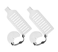 UKCOCO Door Lock Easy to Install Portable Stainless Steel 2pcs with Universal Compatibility and Lightweight Design for Bedroom and Apartment Doors for Travel, Business Trips