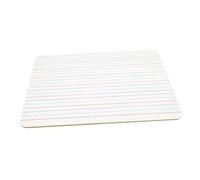 UKCOCO Double Sided Dry Erase Whiteboard with Four Line and Plain Side Wear Resistant PVC Office Writing Board for Indoor Outdoor Use Compact Lightweight Notice Board for Teens Creativity