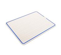 UKCOCO Double Sided Dry Erase Writing Board for Teens Small Erasable Whiteboard with Four Line and Three Design Creative Drawing and Writing Desk Board for Classroom and Home Learning