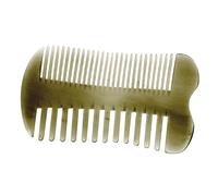 UKCOCO Double-Sided Hair Comb Ox Horn Wide Tooth and Thin Tooth Anti-Static Scalp Massager for Hair Care Use by Women and