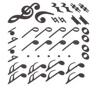 UKCOCO Double Sided Music Note Magnets Set for Classroom Whiteboard Magnetic Staff Symbols for Beginner Music Theory Teaching Tools