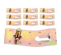 UKCOCO Drop Set Pin with Carbon Steel and Galvanization Material Teardrop Pallet Rack Safety Clip 10pcs Featuring Impact Resistance and Wear Resistance for Home and Business Use