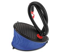 UKCOCO Durable Foot Pump Inflatable Air Compressor with Exhaust for Swim Rings Ball Exercise Ball Portable Plastic Foot Powered Inflatable Pump with Long Flexible Hose for Boats and
